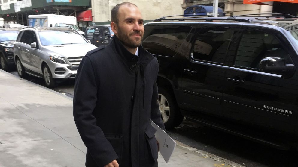 Guzmán durante una visita a Estados Unidos previa a la pandemia