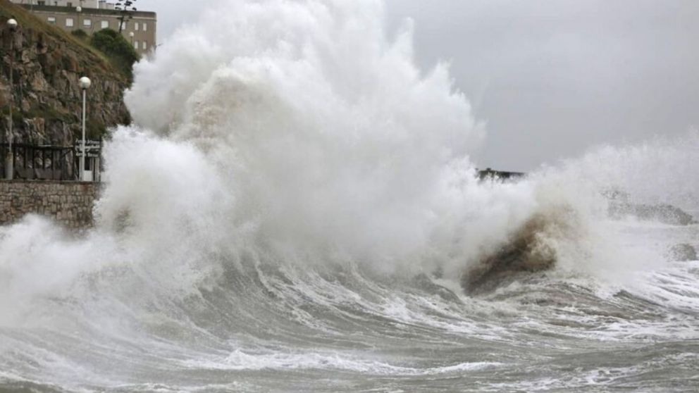 Temporal en Mar del Plata - Foto de: Mauro V. Rizzi