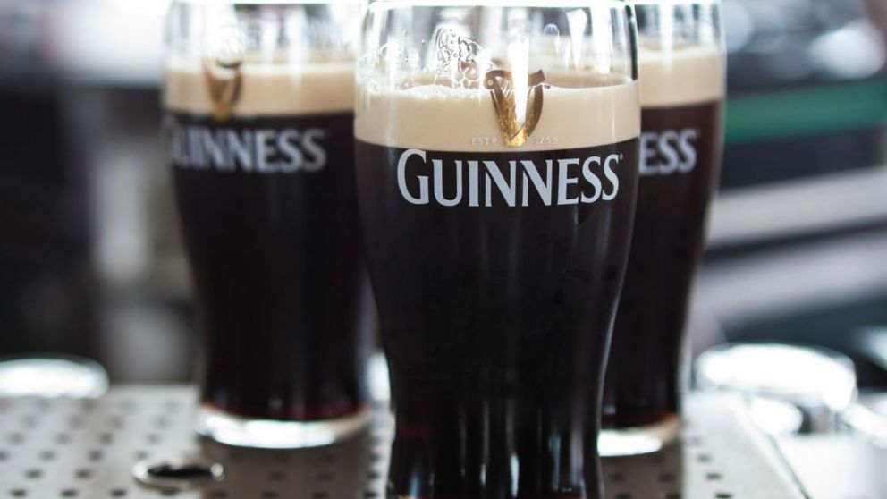 La cerveza Guinnes es típica en el día de San Patricio