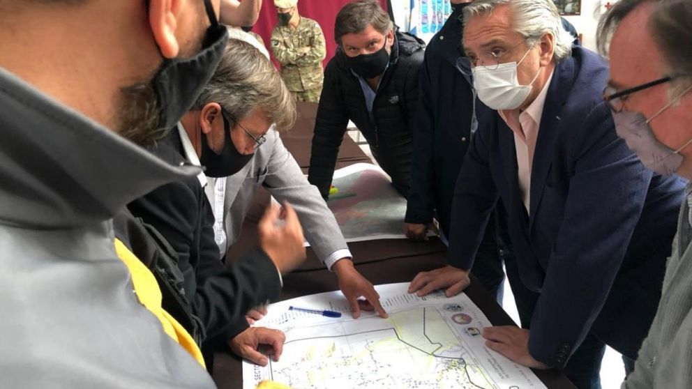 Malestar de Alberto Fernández con el gobernador Mariano Arcioni por los incidentes en Chubut
