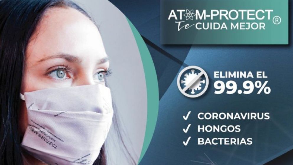 El barbijo se puede llegar a usar hasta 15 lavados