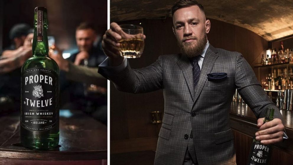 Aunque no para de facturar por sus peleas, la fortuna de McGregor también aumenta por la venta de su whisky