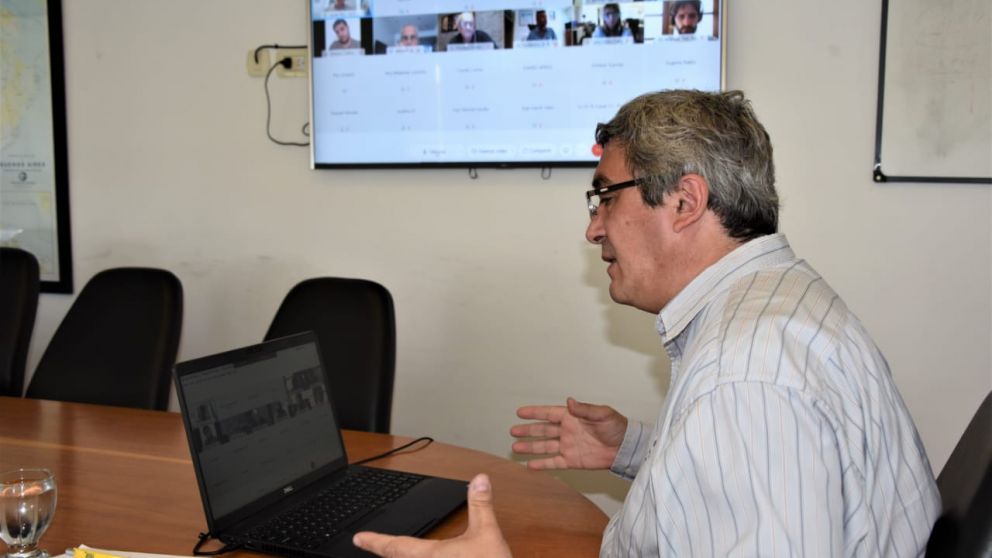 Javier Rodríguez, durante el anuncio