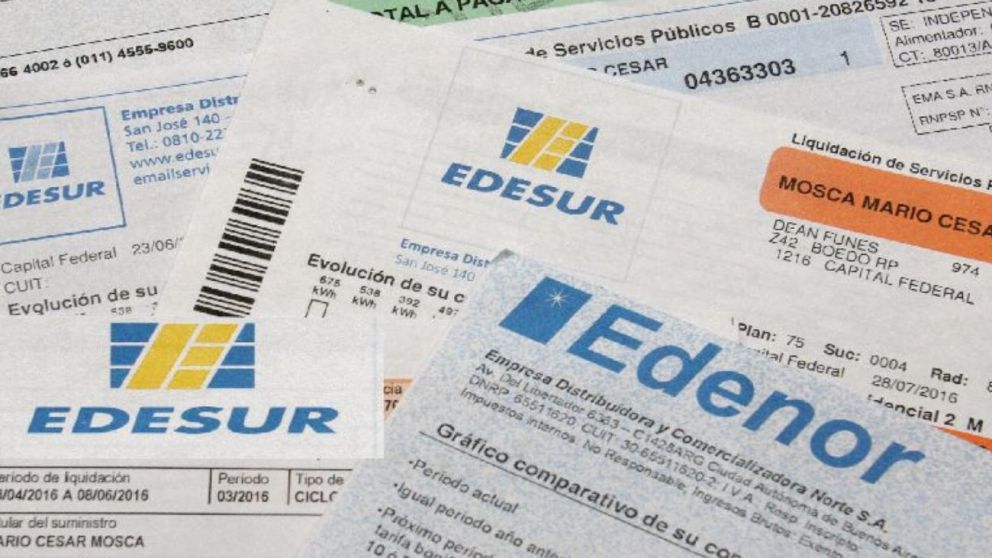 Cuadros tarifarios de abril
