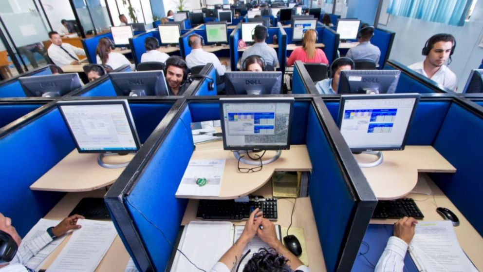 La trabajadora demandante se desempeña en una empresa de Call Center