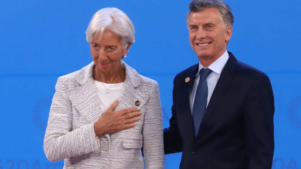 Christine Lagarde, directora gerente del FMI cuando gobernó Macri