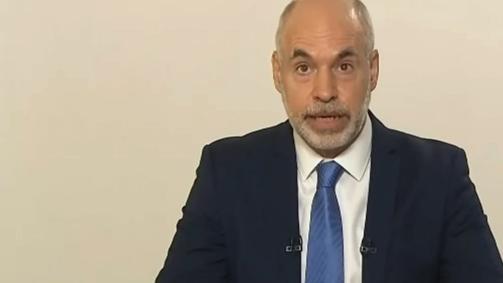 Larreta desde su casa en Palermo