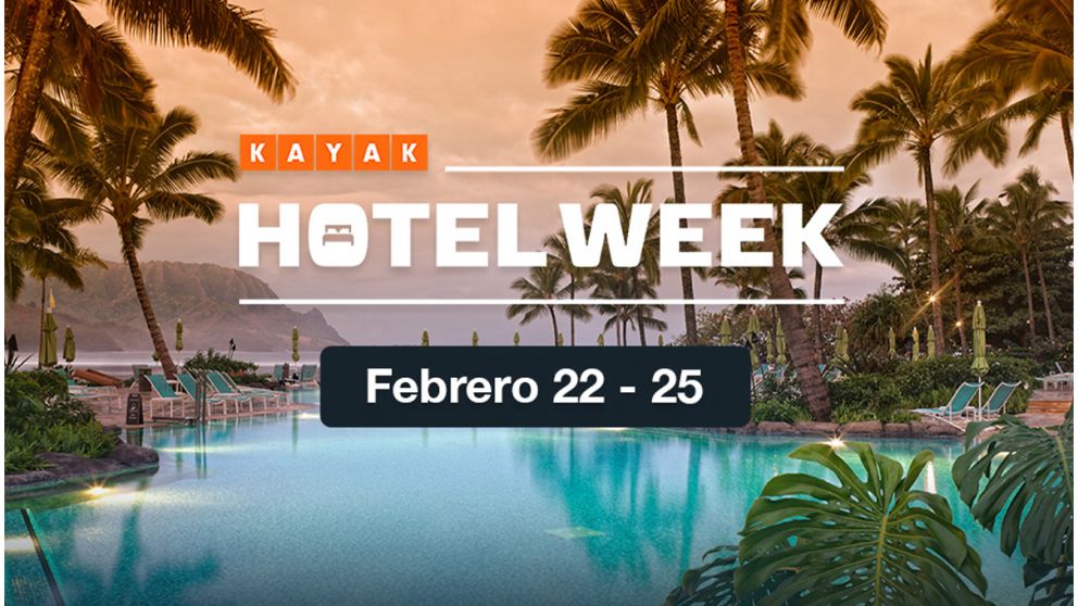 KAYAK lanza Hotel Week, su evento de ofertas en hoteles del año