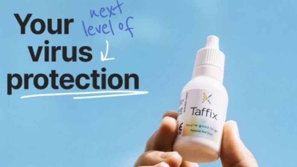 "No es un sustituto de las mascarillas, sino que es una capa adicional de protección", sostuvo la directora de la empresa