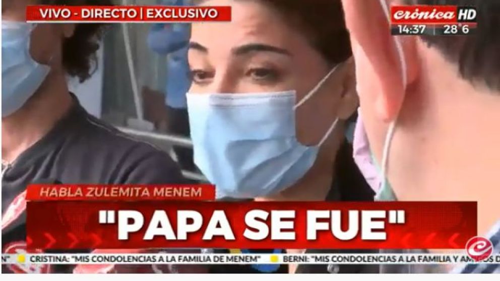 La hija del ex presidente, siempre muy cerca