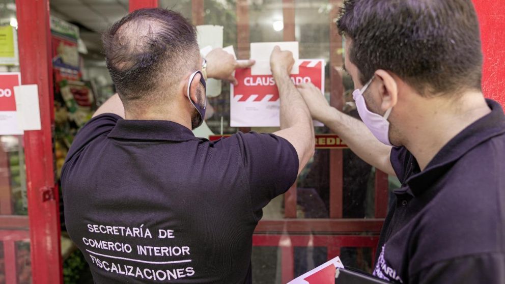 Hubo 22 clausuras en los controles de precios de la Secretaría de Comercio Interior