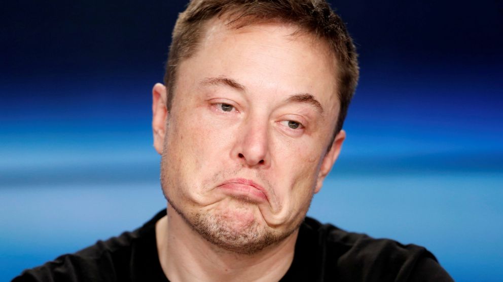 La fortuna de Elon Musk cay� a 176 mil millones de d�lares