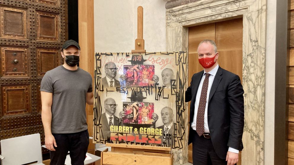 Por primera vez una obra de Street Art ingresa a la colección de Galería Ufizzi