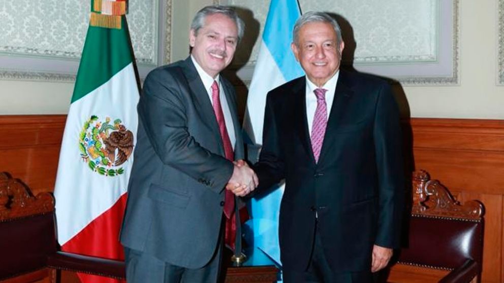 Alberto Fern�ndez ya visit� a L�pez Obrador como presidente electo, en noviembre de 2019