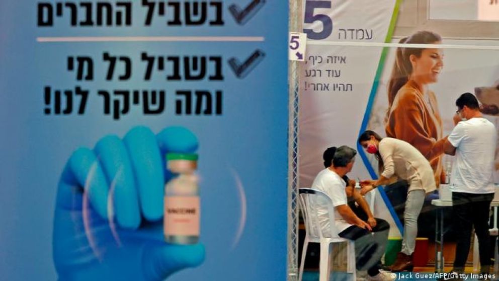 Israel es uno de los países con mayor porcentaje de vacunación