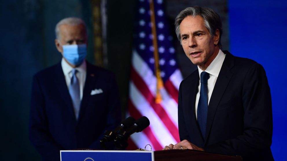 Biden y Blinken marcaron la l�nea de relaciones exteriores 