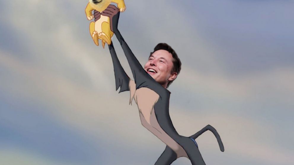 Elon Musk subió un meme sobre el Doge Coin a Twitter