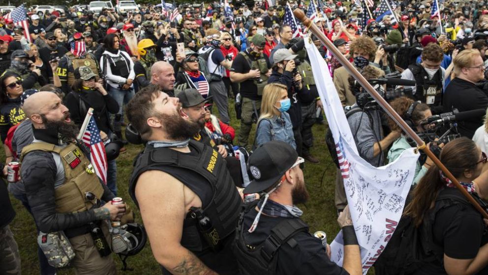 Proud Boys en la lista de terrorismo