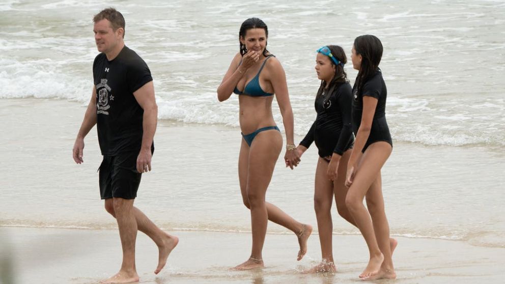La pareja convive con sus cuatro hijas