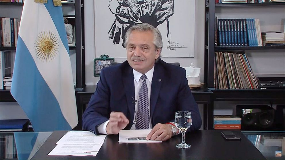 Foro de Davos: Alberto dijo que la vacuna contra el Covid-19 debe ser "un bien publico global"