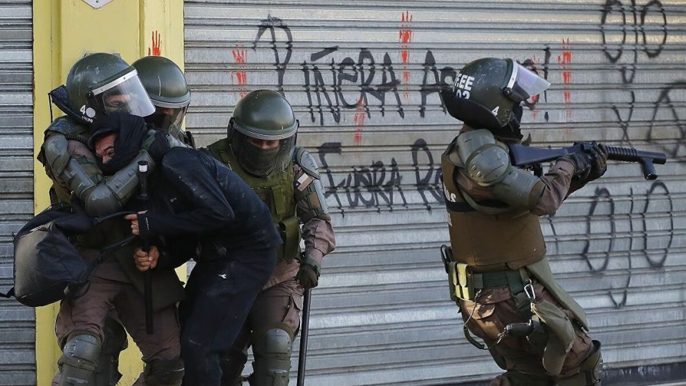 La represión dejó como saldo 2.500 detenidos