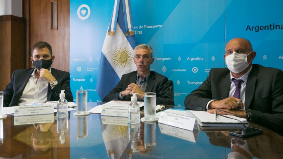 La delegación argentina en las negociaciones con la empresa china