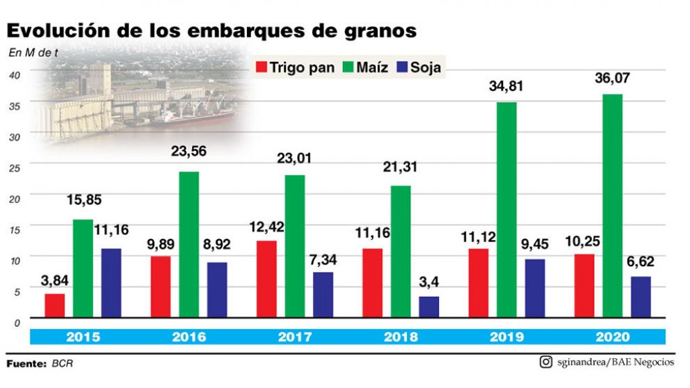 Exportaciones: cuales fueron los granos más vendidos en 2020