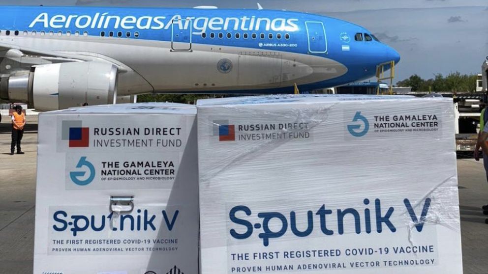 El s�bado pasado llegaron al pa�s 300 mil dosis de la vacuna Sputnik V