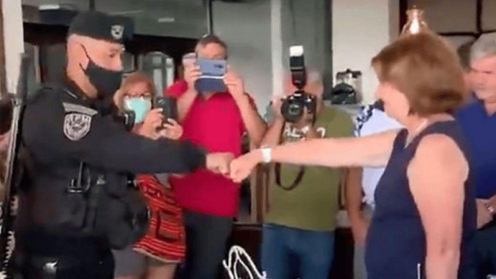 La policía se desmarcó del acto de Patricia Bullrich