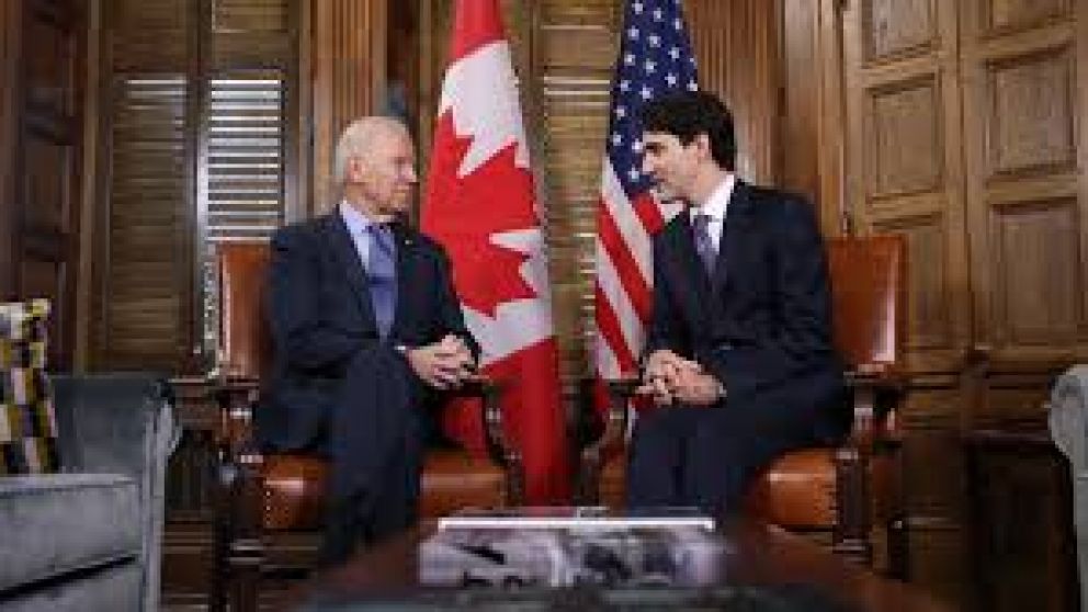 Trudeau cn Biden, cuando era vicepresidente de Obama