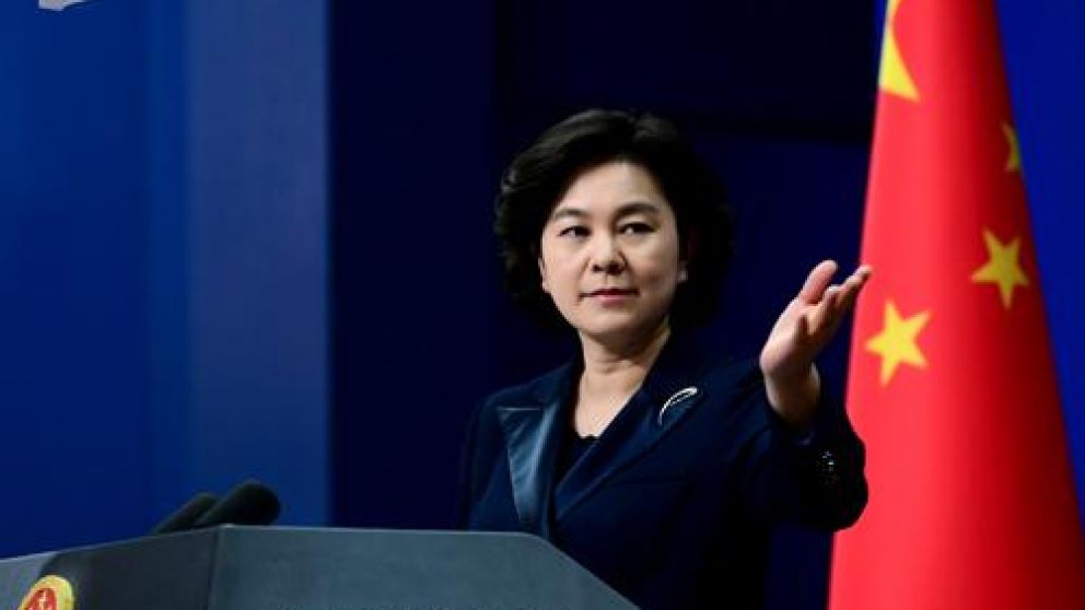 La canciller Hua Chunying