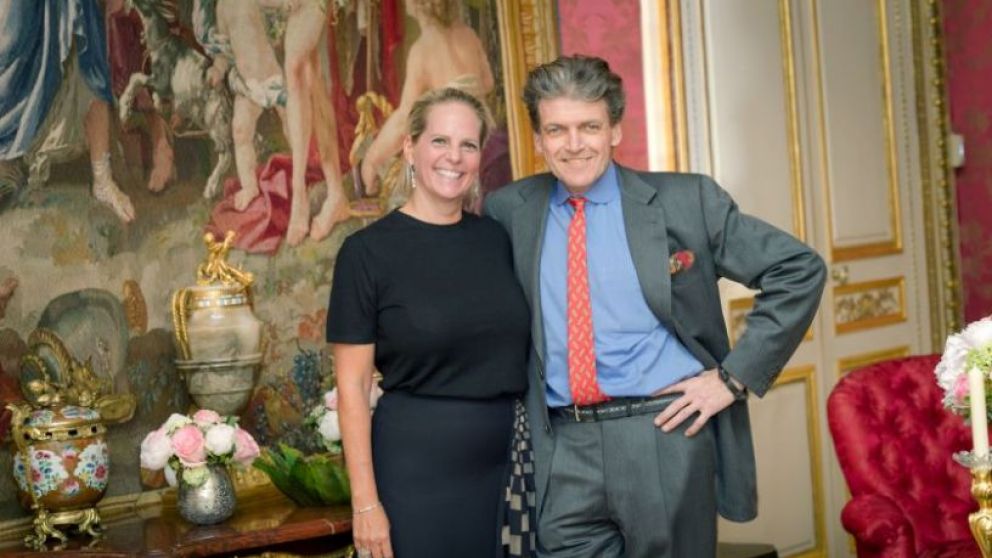 Rothschild con su esposa Ariane, con quien tuvo dos hijas