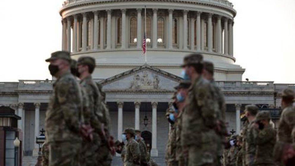 La Guardia Nacional protegerá el Capitolio en la asunción de Joe Biden