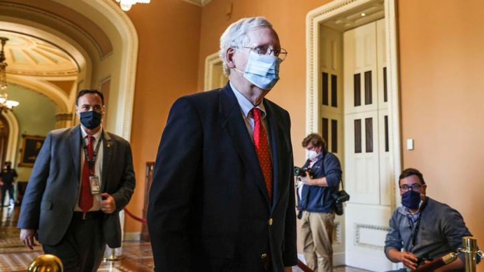 Mitch Mc Connell, a favor del juicio político a Trump