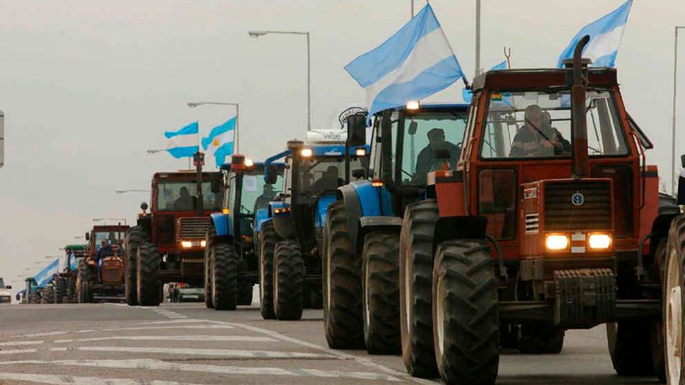 El campo convocó a un paro de 72 horas