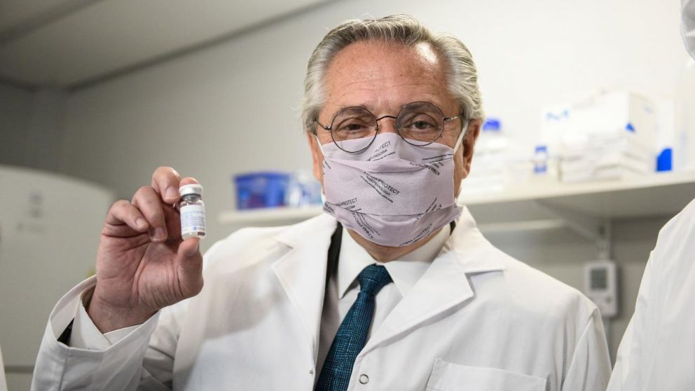 Alberto Fernández destacó la efectividad del suero hiperinmune