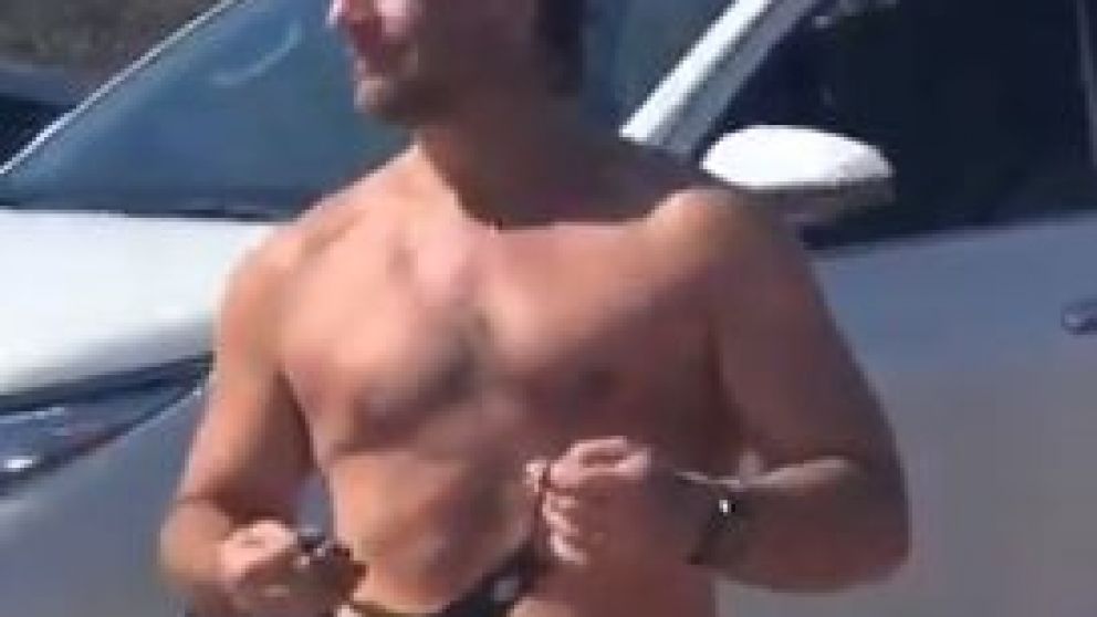 Lacalle Pou en las playas de Uruguay