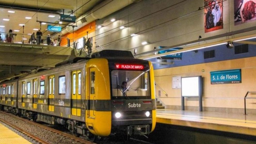 El subte funcionará de 6 a 21 horas el jueves 31, y de 8 a 21 horas el viernes 1 de enero