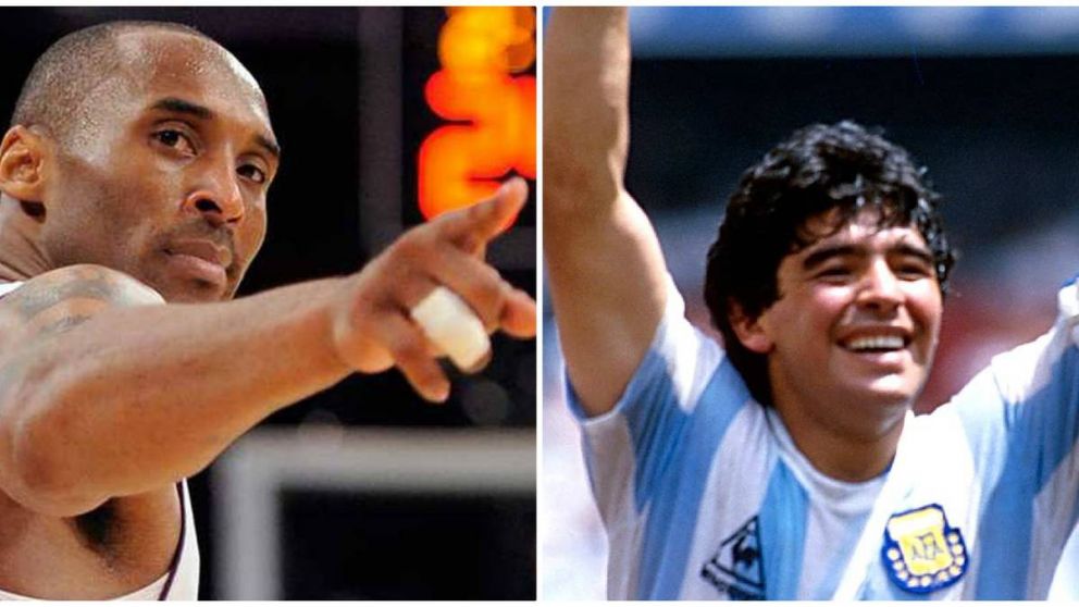 La muerte de Maradona y la de Kobe Bryant, protagonistas del fatídico 2020