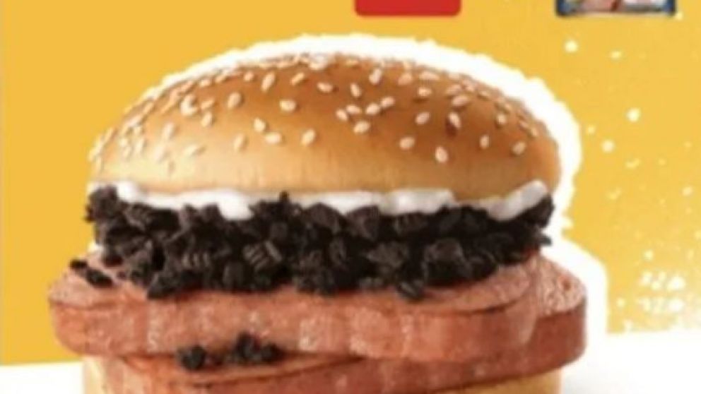 Hamburguesa de Oreo
