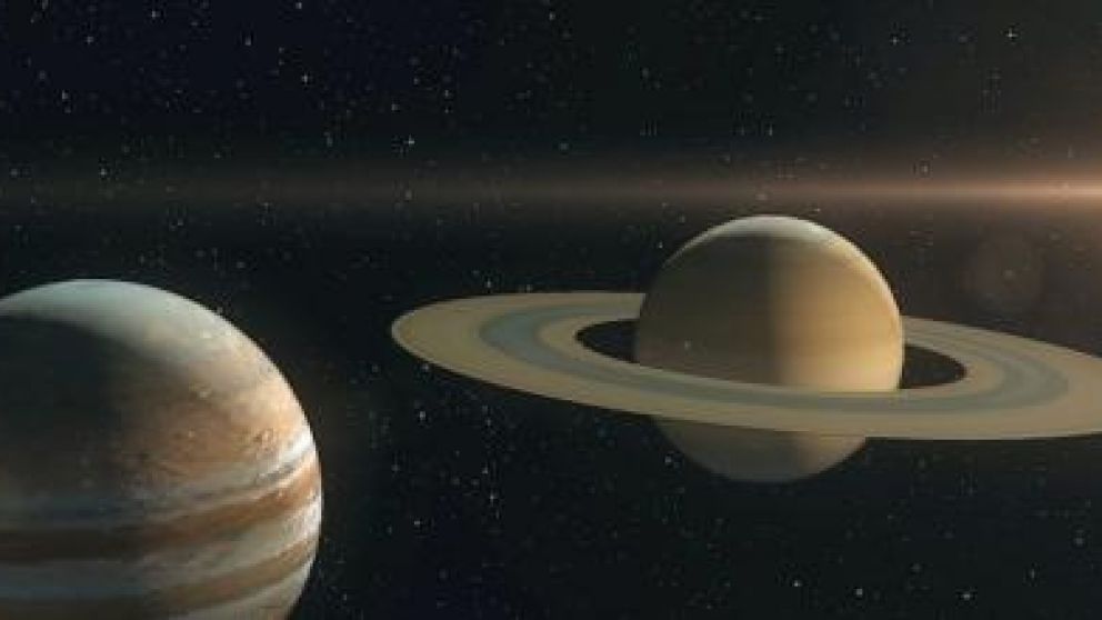 Se trata de los dos planetas más grandes del sistema solar, que luego de un ciclo que dura 20 años quedarán alineadosSe trata de los dos planetas más grandes del sistema solar, que luego de un ciclo que dura 20 años quedarán alineados