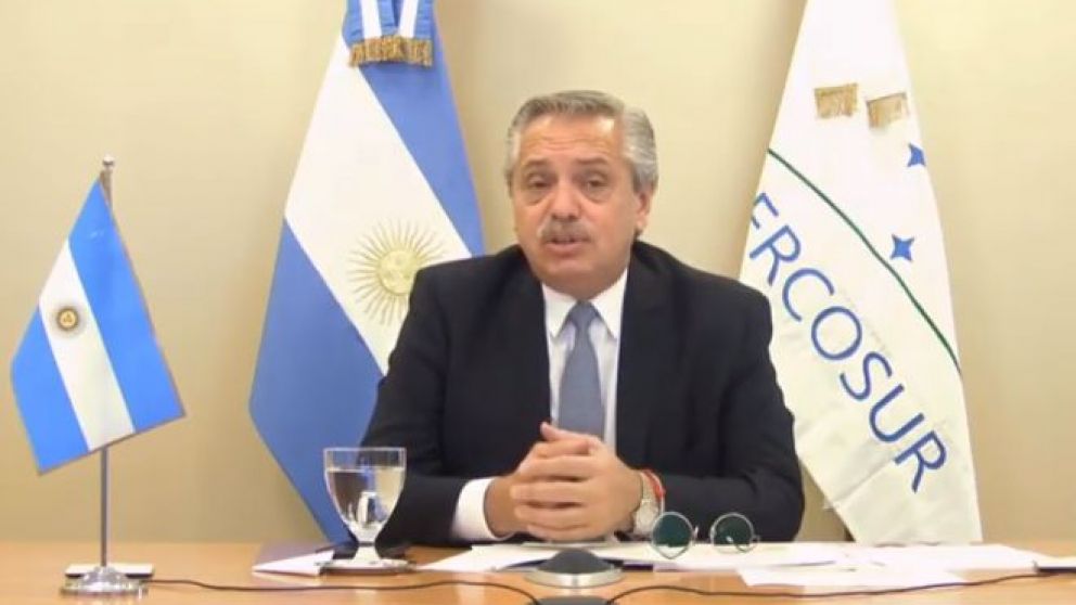 Mercosur: Alberto Fern�ndez llam� a una apertura comercial "preservando las econom�as"
