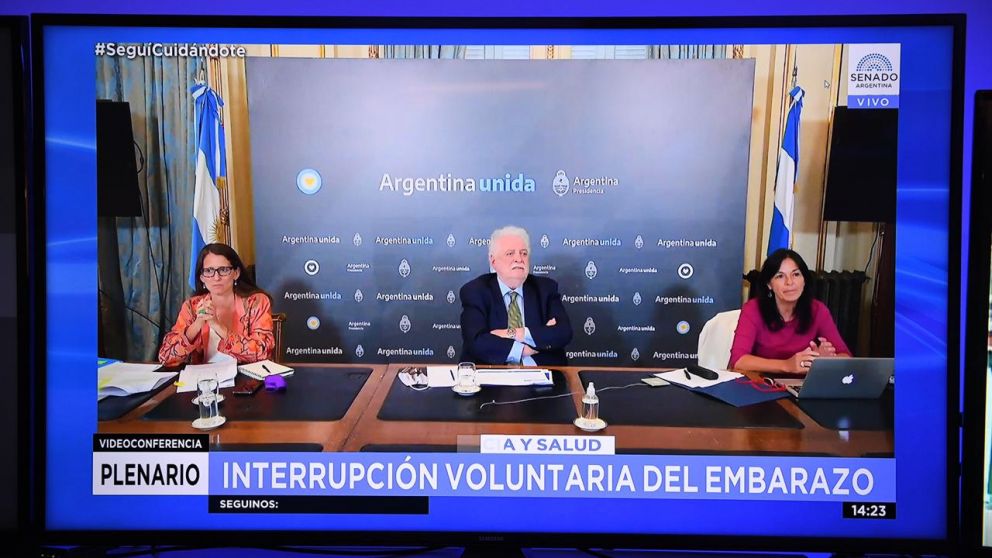 Aborto legal: José Mayans se puso al frente de los "celestes" en el inicio del debate del proyecto en el Senado