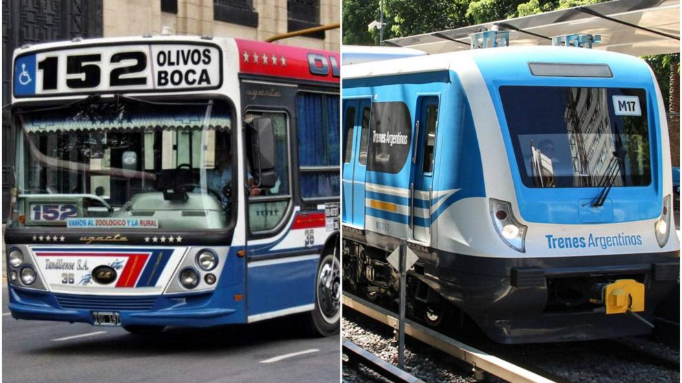 Aumentan los boletos de trenes y colectivos.