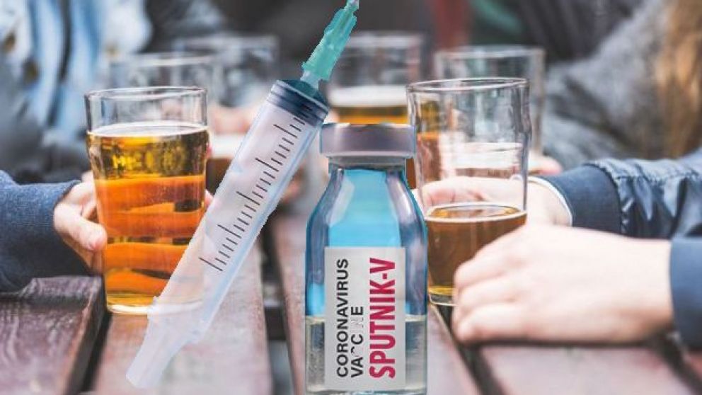 No se podrá tomar alcohol al aplicarse la vacuna Sputnik V