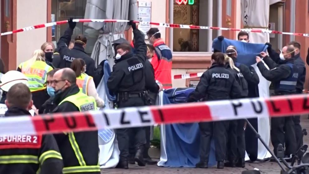 Atropellan a una multitud en una peatonal de Alemania