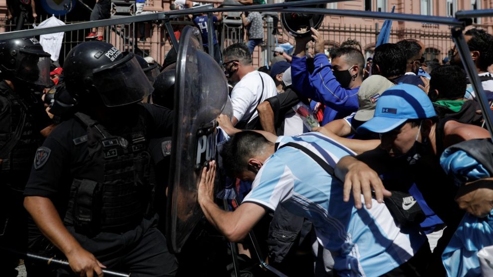 Los incidentes se generaron pasado el mediodía