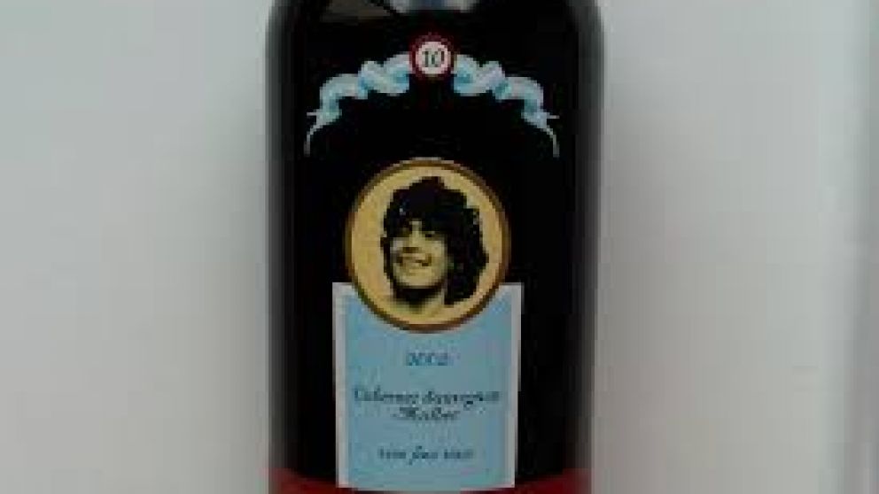 Vino "Diego Armando Manadona", edición limitada.