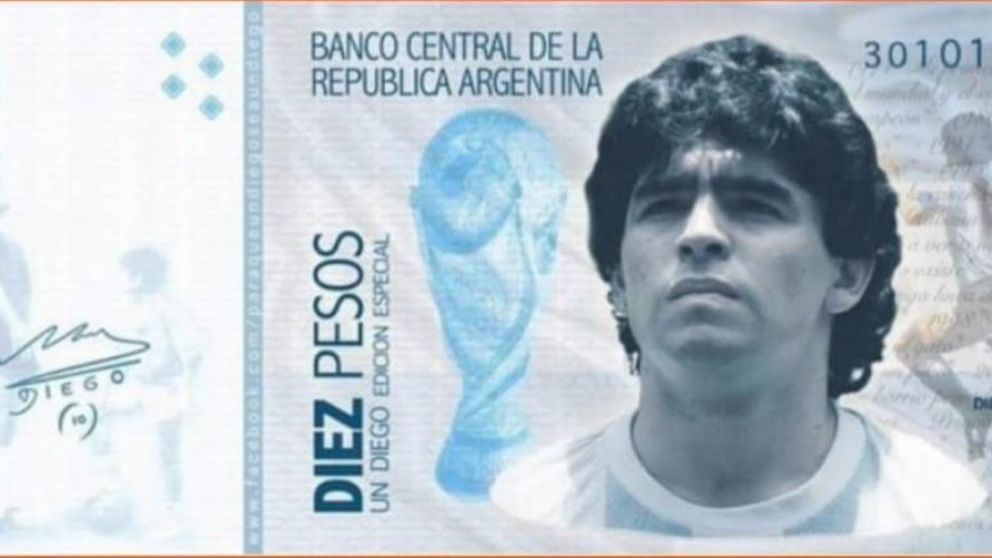 Billete Maradoniano