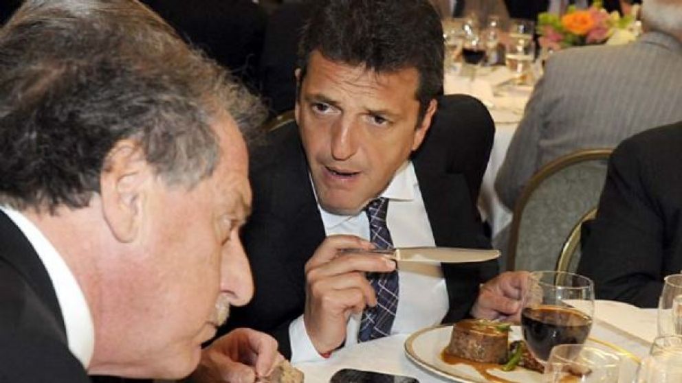 Sergio Massa definió a Brito como un "gran banquero, gran empresario, gran argentino"